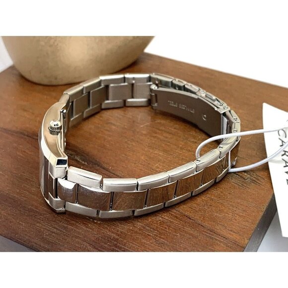 Caravelle by Bulova Women's Watch 43L203 Quartz Silver Dial Stainless Steel - Picture 8 of 12